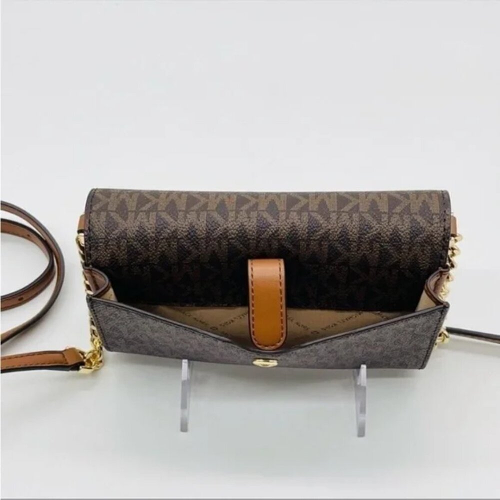 Michael Kors Jet Set Travel Medium Crossbody Phone Holder Bag NWT - Picture 9 of 11